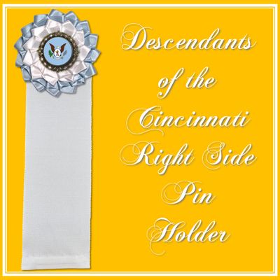 Descendants of the Cincinnati Right Side Pin Holder