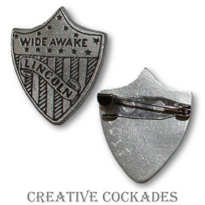 Wide Awake Lincoln Badge