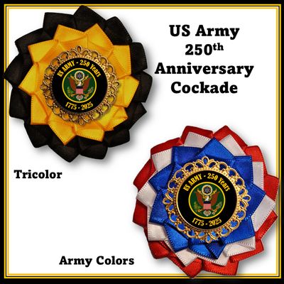 US Army 250th Anniversary Cockade
