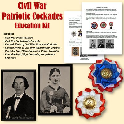 Civil War Patriotic Cockades - Education Kit