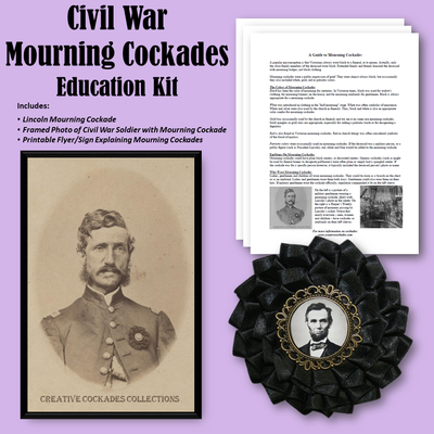 Civil War Mourning Cockades - Education Kit