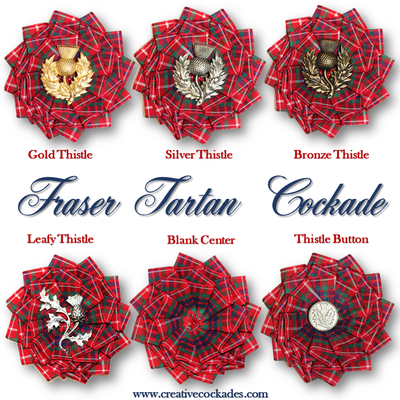 Fraser Tartan Cockade