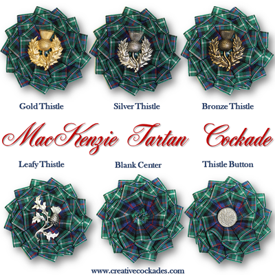 MacKenzie Tartan Cockade