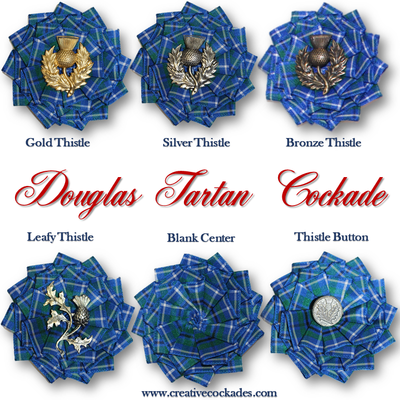Douglas Tartan Cockade