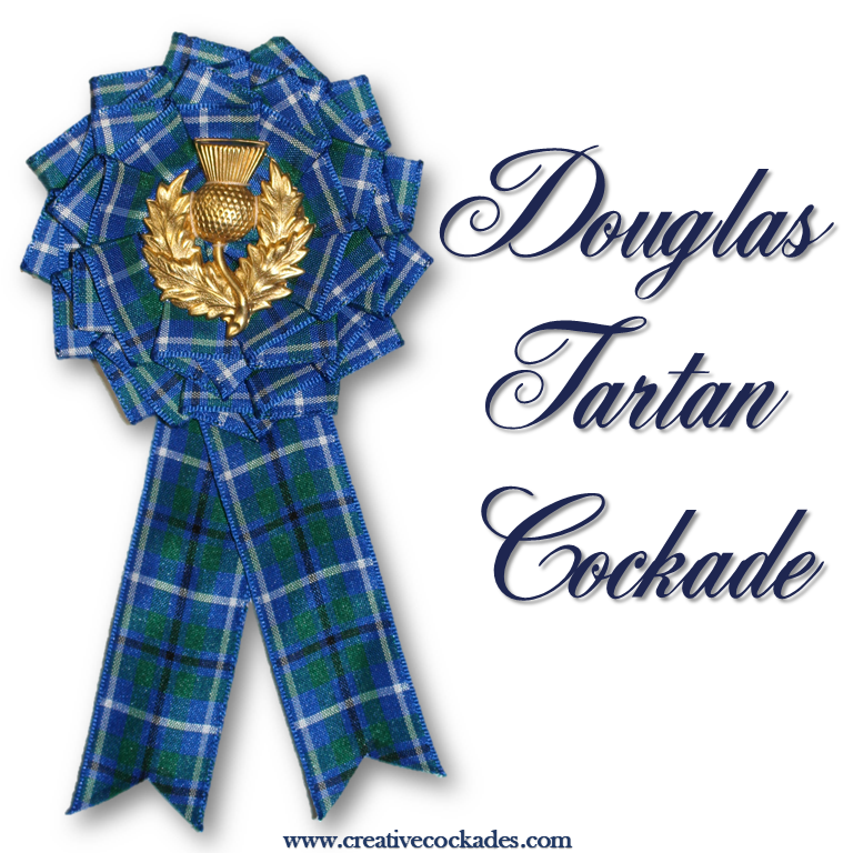 Douglas Tartan Cockade