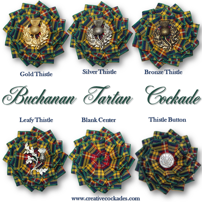 Buchanan Tartan Cockade