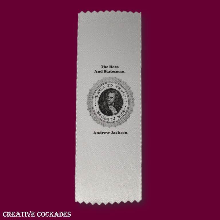 1828 Andrew Jackson Ribbon