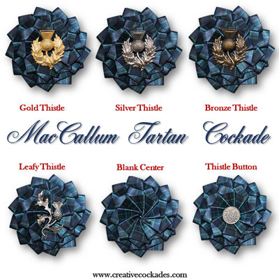 MacCallum Tartan Cockade