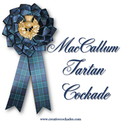 MacCallum Tartan Cockade