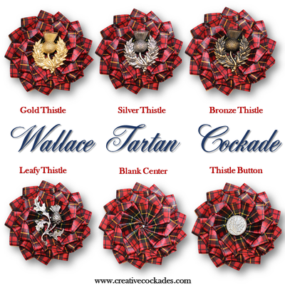 Wallace Tartan Cockade