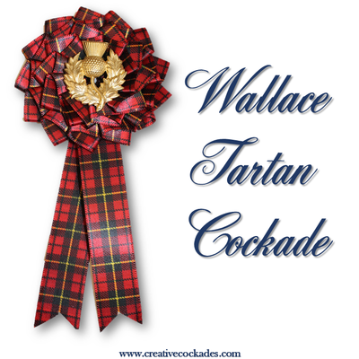 Wallace Tartan Cockade