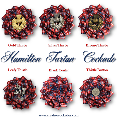 Hamilton Tartan Cockade