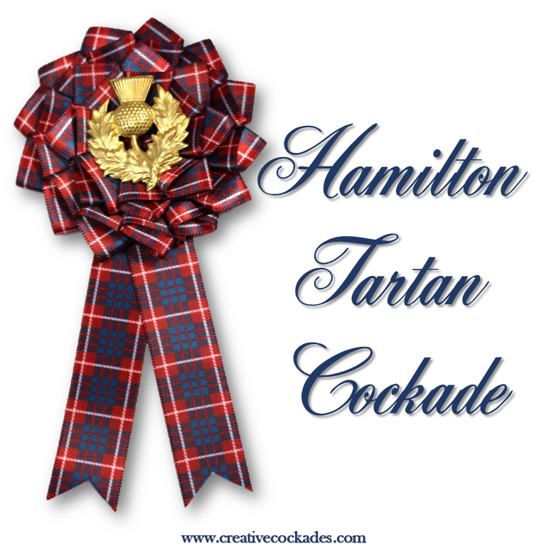 Hamilton Tartan Cockade