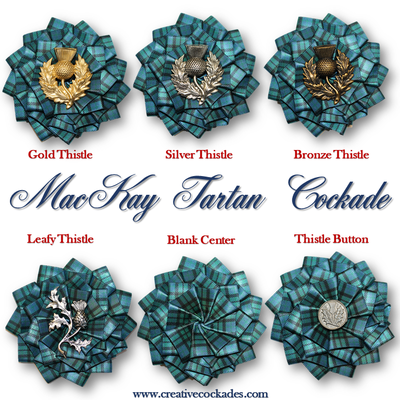 MacKay Tartan Cockade