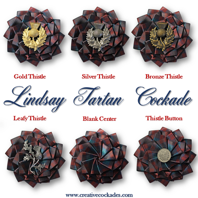 Lindsay Tartan Cockade