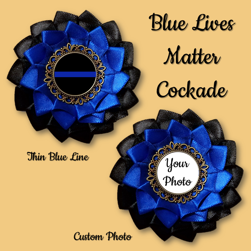 Blue Lives Matter Cockade