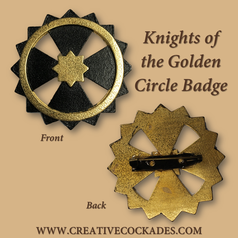 Knights Of The Golden Circle Badge