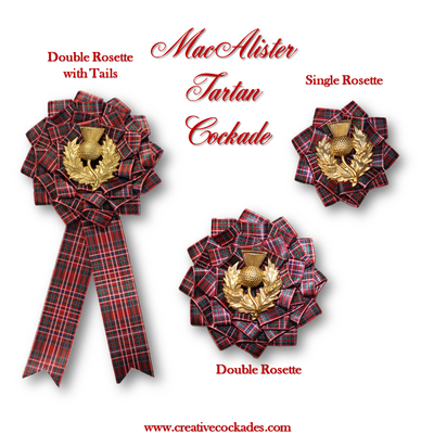 MacAlister Tartan Cockade