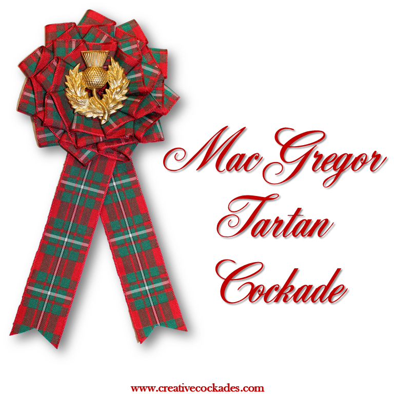 MacGregor Tartan Cockade