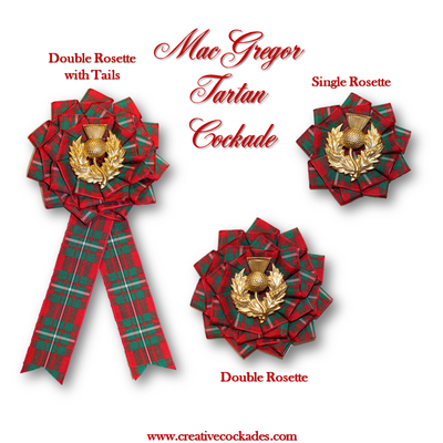 MacGregor Tartan Cockade