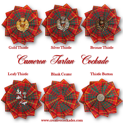 Cameron Tartan Cockade