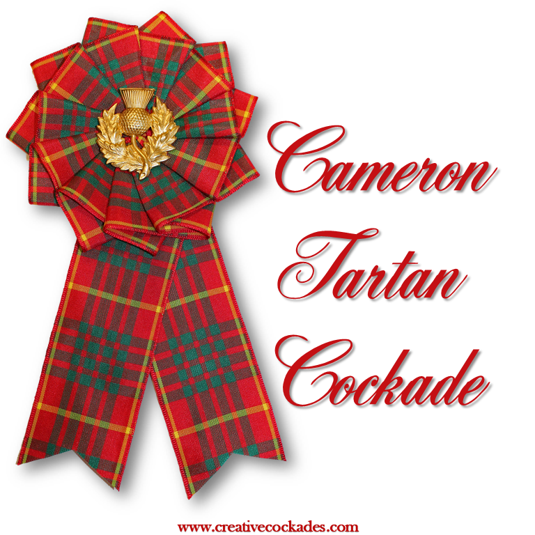 Cameron Tartan Cockade