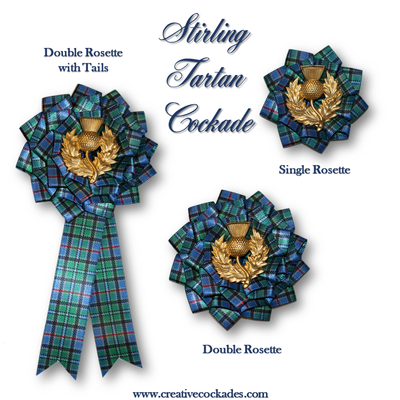 Stirling Tartan Cockade
