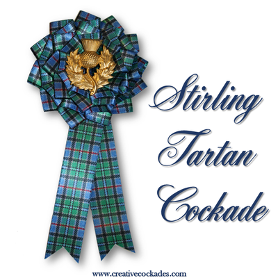 Stirling Tartan Cockade