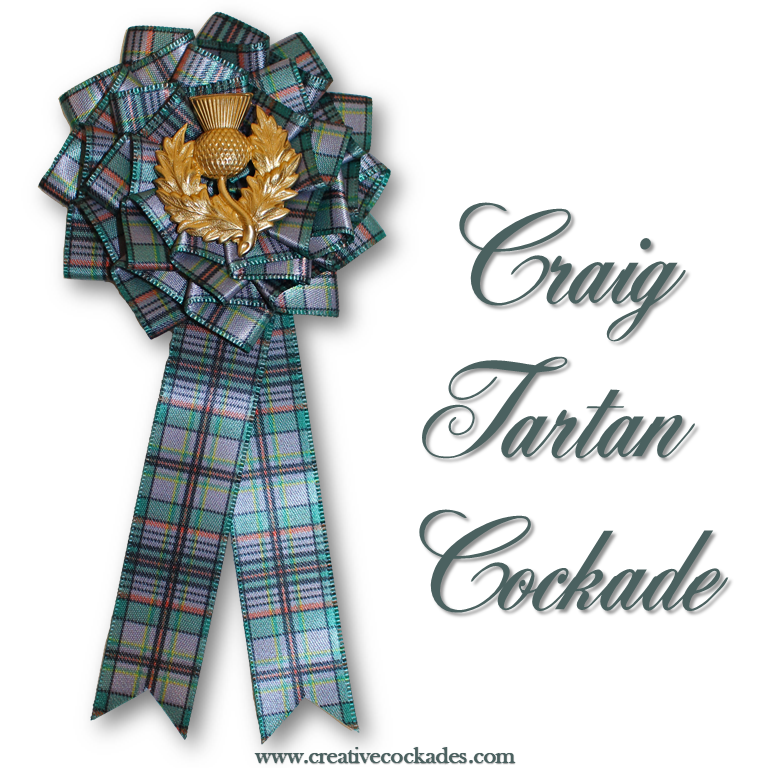 Craig Tartan Cockade