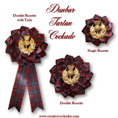 Dunbar Tartan Cockade