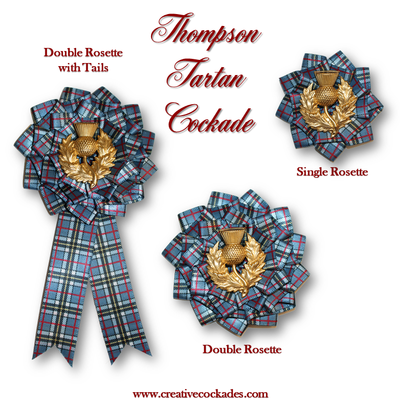 Thompson Tartan Cockade