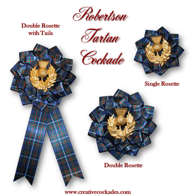 Robertson Tartan Cockade