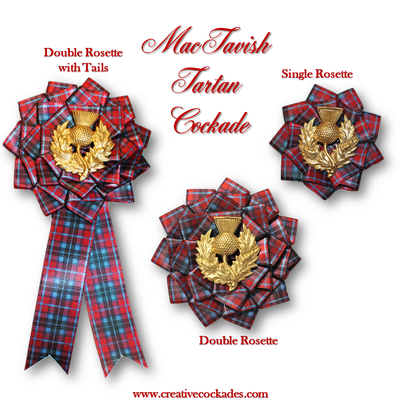 MacTavish Tartan Cockade