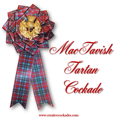 MacTavish Tartan Cockade