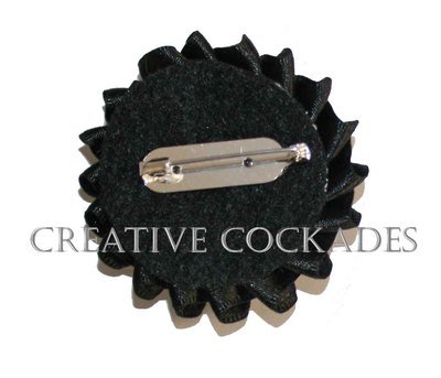 Revolutionary War Black &amp; White Alliance Cockade