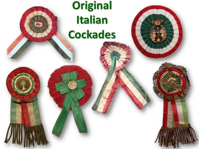 Tricolor Red White &amp; Green Cockade