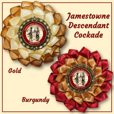 Jamestowne Descendant Cockade