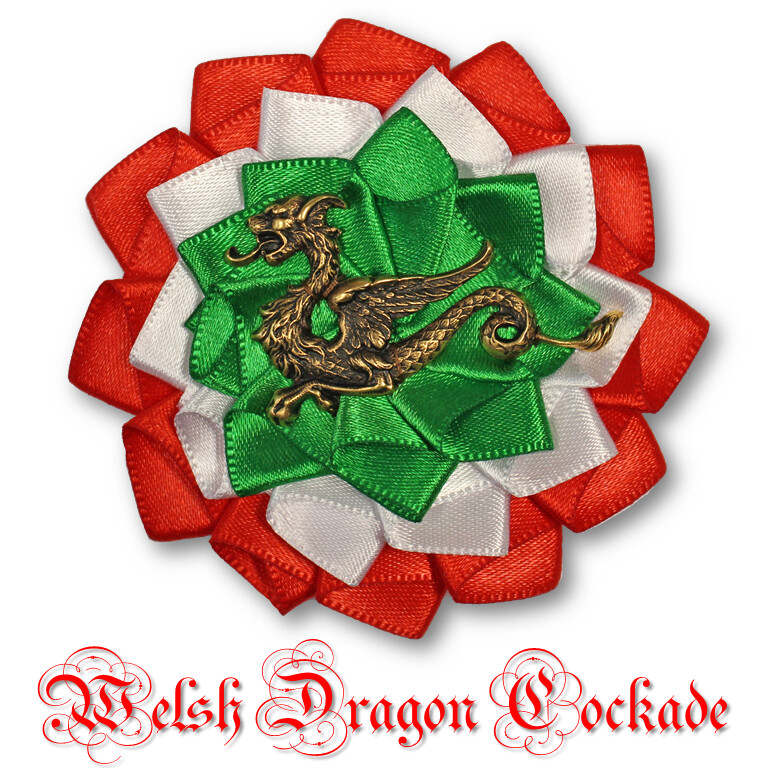Welsh Dragon Cockade