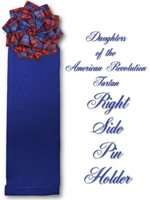 DAR Tartan Right Side Ribbon