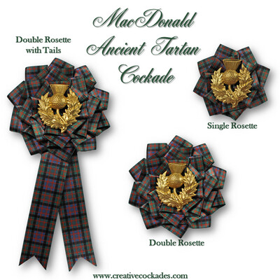MacDonald Ancient Tartan Cockade