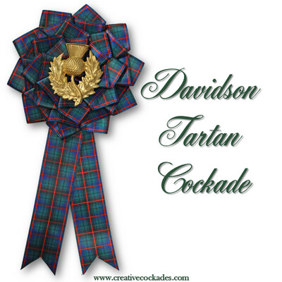 Davidson Tartan Cockade