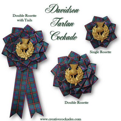 Davidson Tartan Cockade