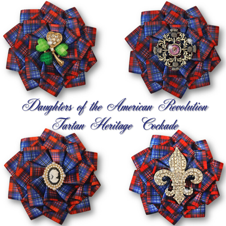 DAR Tartan Heritage Cockade