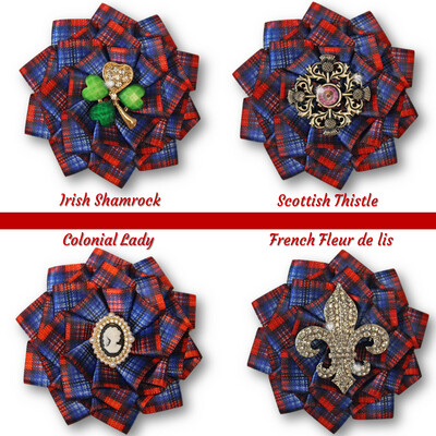 DAR Tartan Heritage Cockade