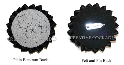 Black Officer's Cockade with Eagle