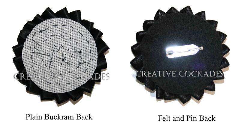 Black Officer's Cockade with Eagle