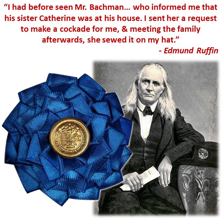 "Ruffin" South Carolina Secession Cockade