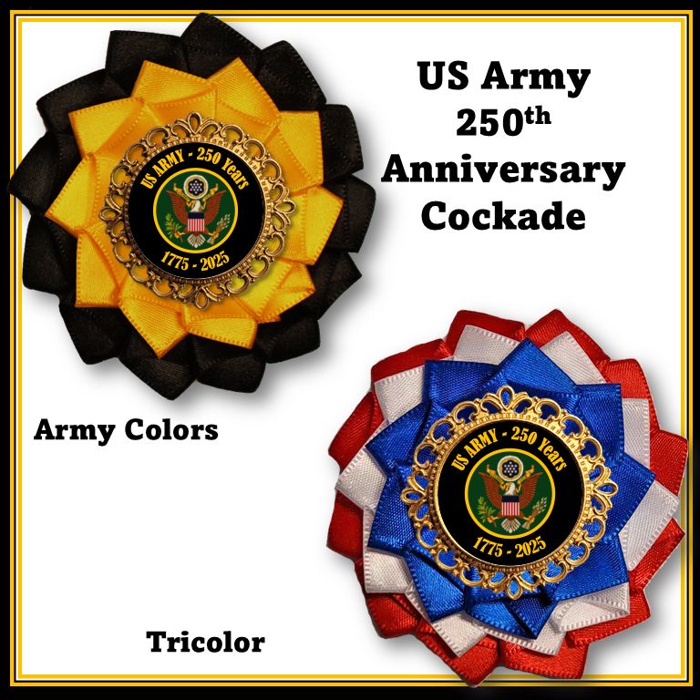 US Army 250th Anniversary Cockade