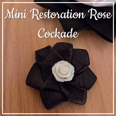Mini Restoration Rose Cockade
