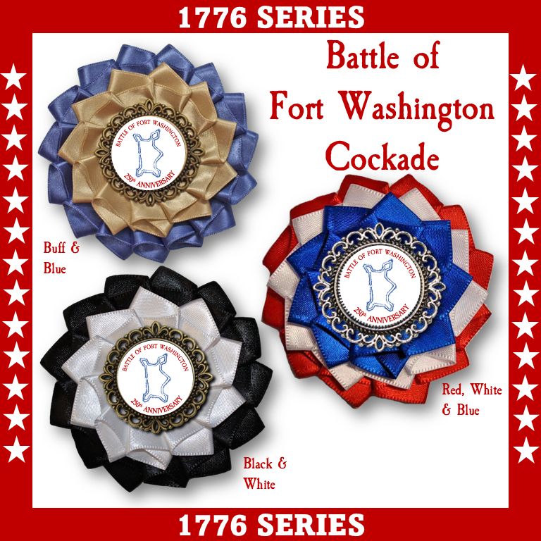 Battle of Fort Washington Cockade